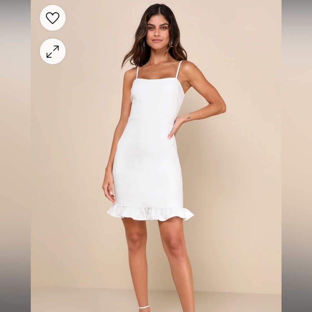 White Lulus dress